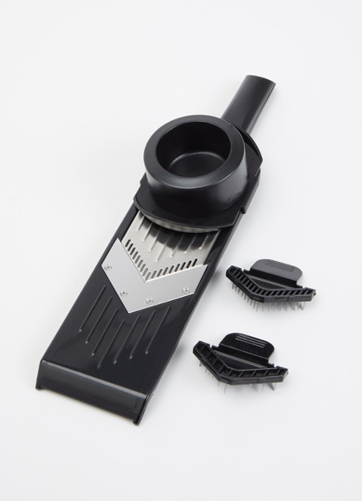 GEFU Violi V-Slicer 2.0 mandoline - voorkant 2 donkergrijs