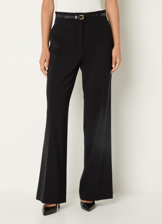 Gerard Darel Alyce high waist wide fit pantalon met steekzakken