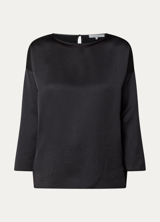 Gerard Darel Angele top met stretch - voorkant 3 zwart