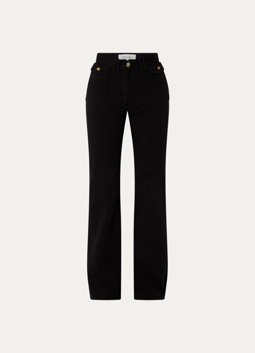 Gerard Darel Anna high waist loose fit jeans met stretch - voorkant zwart