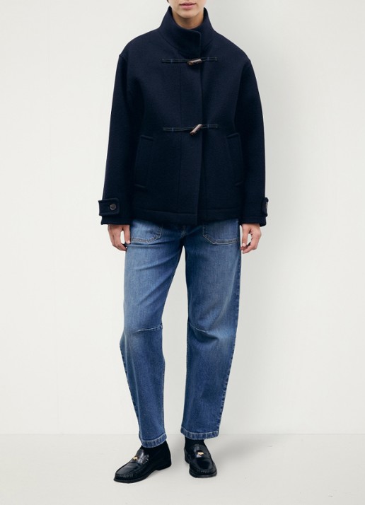 Gerard Darel Aure korte mantel in wolblend