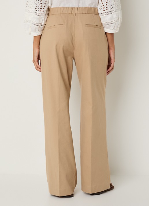 Gerard Darel Azra high waist loose fit pantalon met steekzakken - achterkant 3 camel