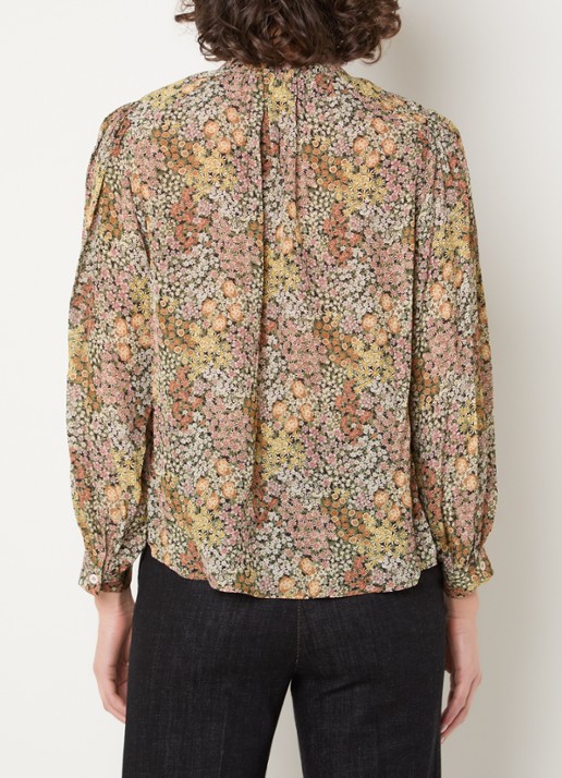 Gerard Darel Carinne tuniek met bloemenprint - achterkant 2 multicolor