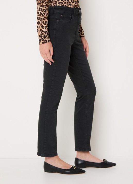 Gerard Darel Carmen high waist slim fit jeans met steekzakken - detail 5 zwart