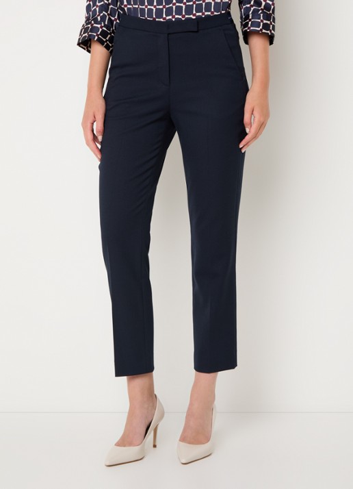 Gerard Darel Celia high waist slim fit cropped pantalon met steekzakken