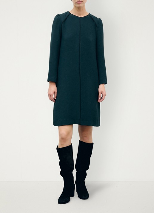Gerard Darel Clare midi jurk van crêpe
