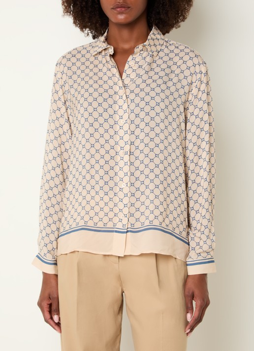Gerard Darel Clariane blouse met logoprint