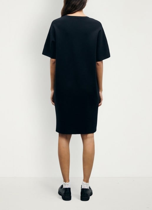 Gerard Darel Clo mini jurk - achterkant 6 zwart