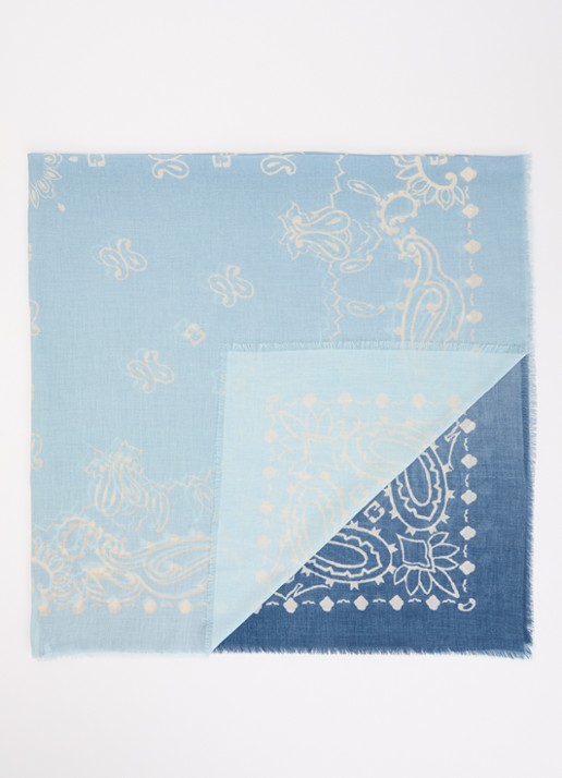 Gerard Darel Dorine sjaal met dip-dye dessin 120 x 120 cm