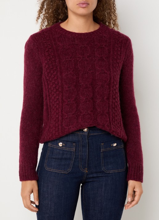 Gerard Darel Esperanze grofgebreide pullover in alpaca wolblend