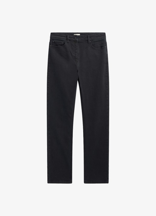 Gerard Darel Irene high waist slim fit jeans - voorkant 3 zwart