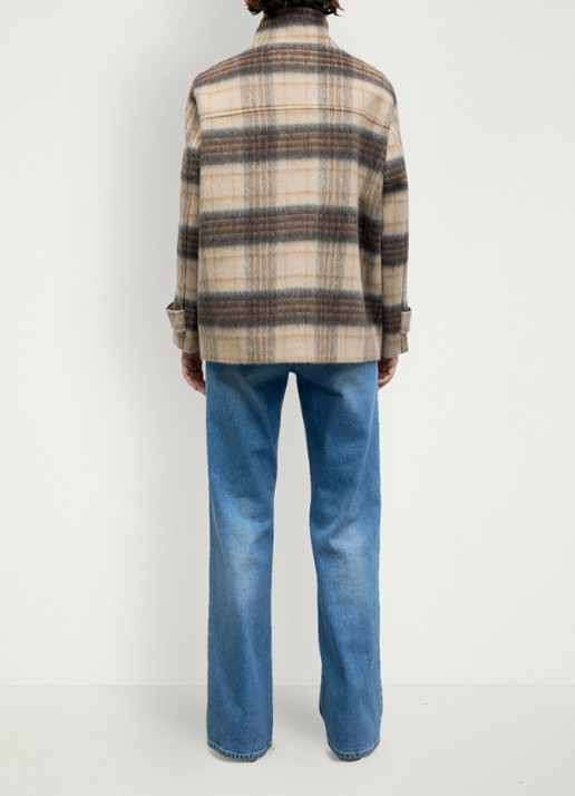 Gerard Darel Jack met ruitdessin - achterkant 5 zand