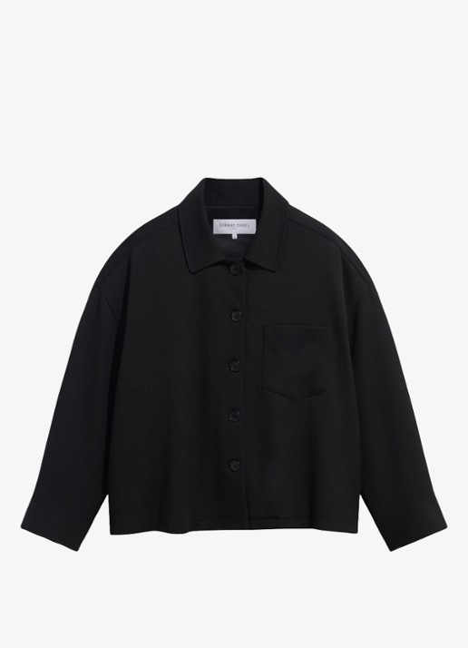 Gerard Darel Junia overshirt - voorkant 3 zwart