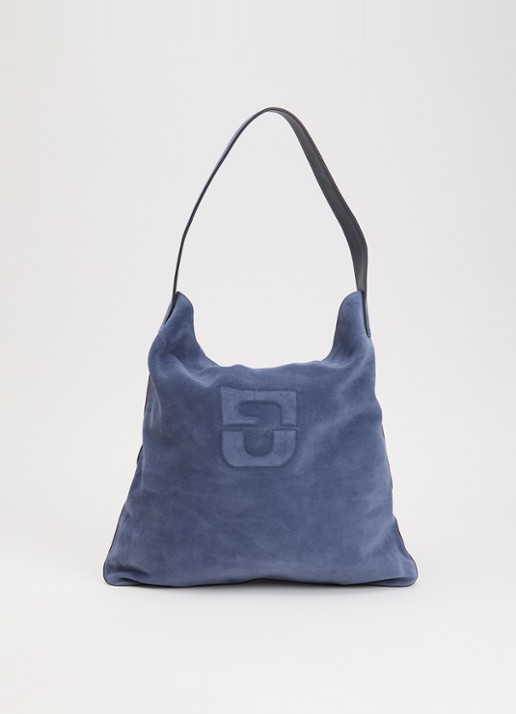 Gerard Darel Lady GD shopper van suède met logo