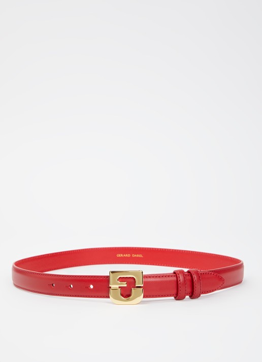Gerard Darel Le Lauren riem van leer
