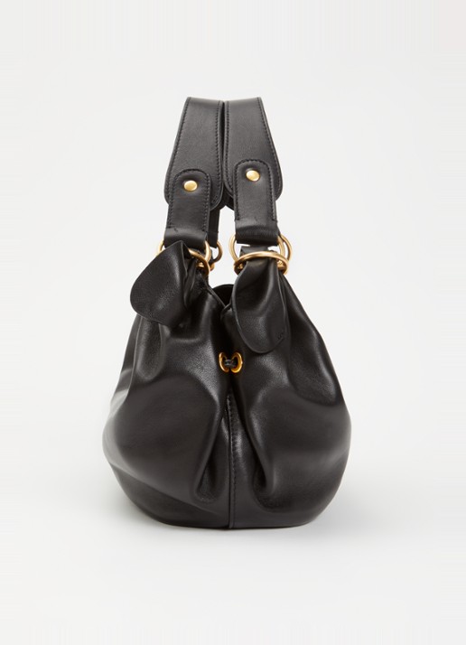 Gerard Darel Le Mini Kate handtas van lamsleer - detail 2 zwart