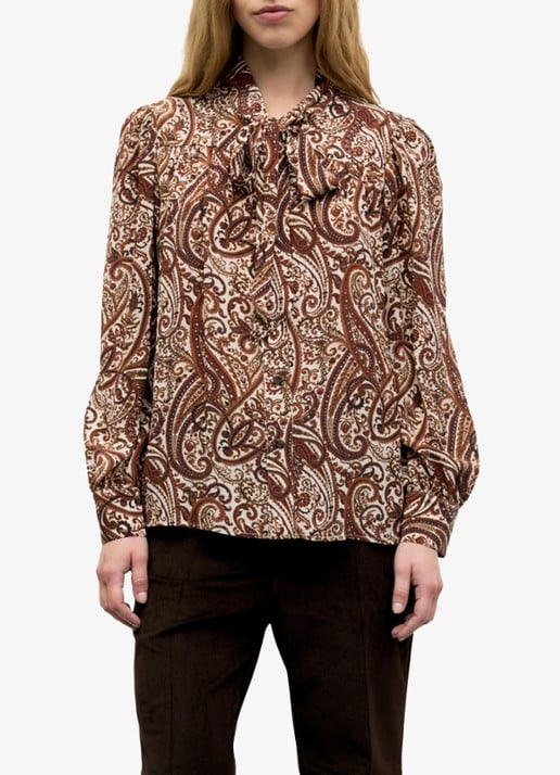 Gerard Darel Lisie blouse met sjaalkraag