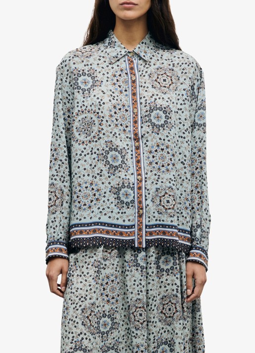 Gerard Darel Liz blouse met paisley dessin