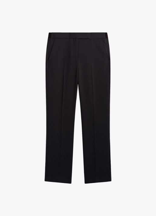 Gerard Darel May slim fit broek met elastische taille aan de achterkant - voorkant 4 zwart