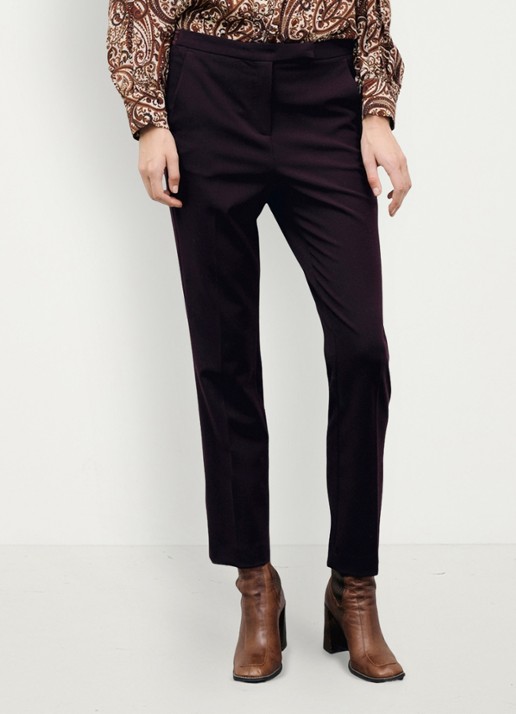Gerard Darel May slim fit broek met elastische taille aan de achterkant - detail 3 rood