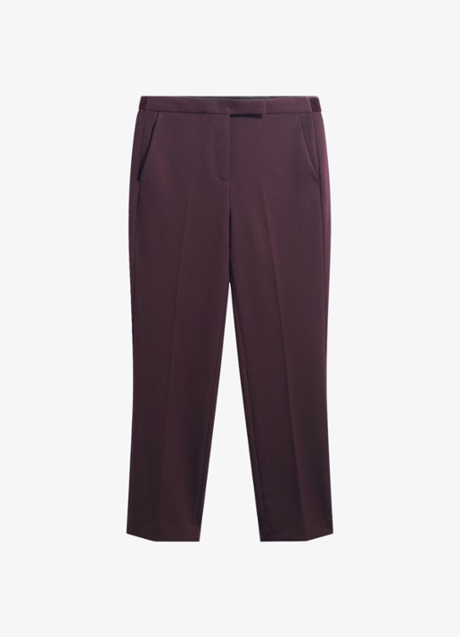 Gerard Darel May slim fit broek met elastische taille aan de achterkant - voorkant rood