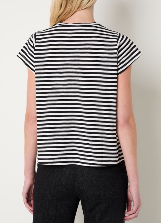Gerard Darel Mayane T-shirt met streepprint - achterkant 2 wit