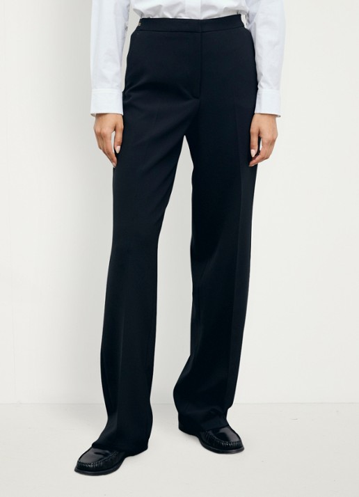 Gerard Darel Mili mid waist slim fit pantalon  - detail 3 zwart