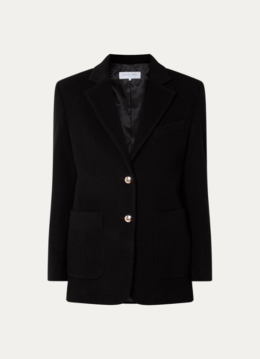 Gerard Darel Ninaelle jack in kasjmierblend - voorkant 2 zwart