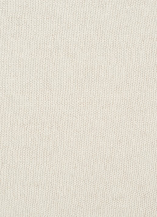 Gerard Darel Stee sjaal van kasjmier - detail 2 creme