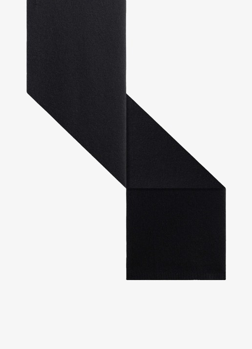 Gerard Darel Stee sjaal van kasjmier - detail zwart