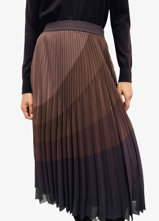 Gerard Darel Taryn midi rok met plooien