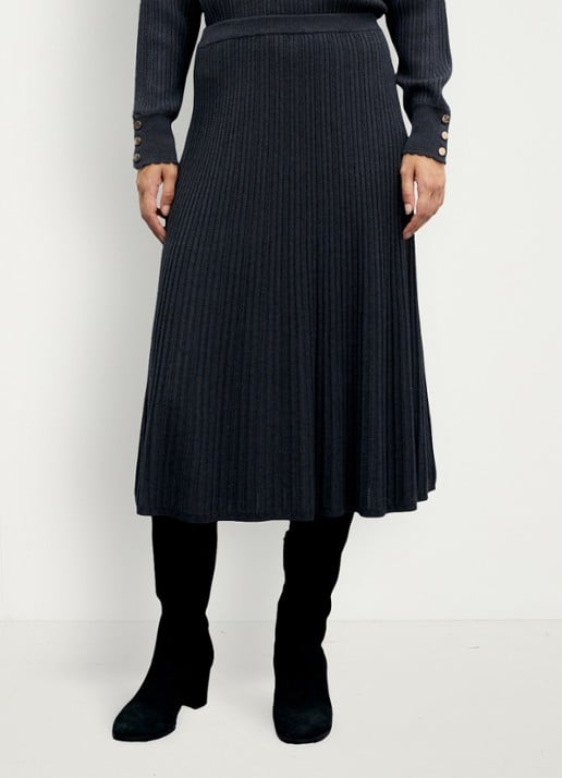 Gerard Darel Tati fijngebreide midi rok in wolblend