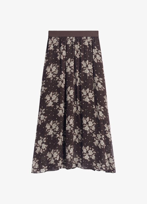 Gerard Darel Tessy midi rok met print