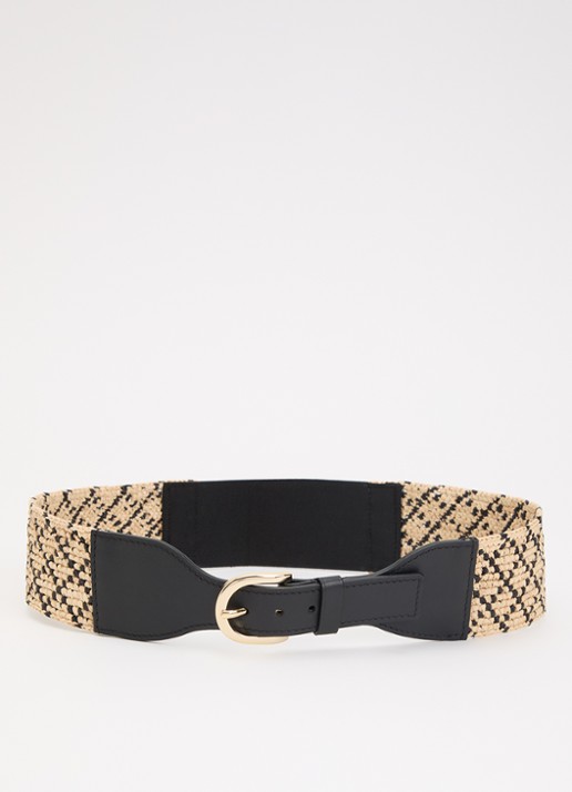 Gerard Darel Tyra tailleriem van raffia