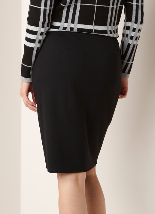Gerry Weber Minirok van stretchjersey - achterkant 2 zwart