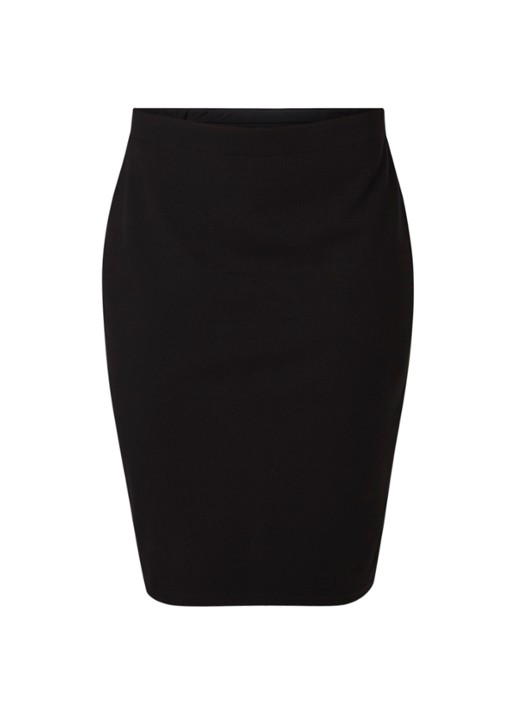 Gerry Weber Minirok van stretchjersey - voorkant 3 zwart