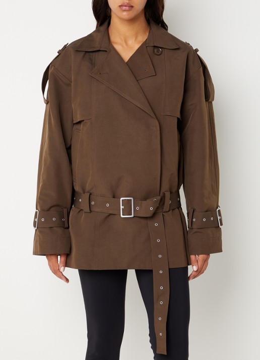 Gestuz Cherally oversized trenchcoat met ceintuur