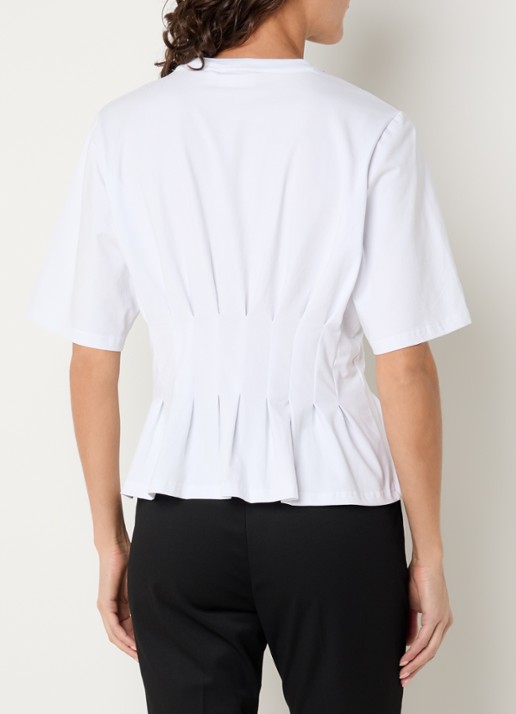 Gestuz GZinez T-shirt met strass - achterkant 4 wit
