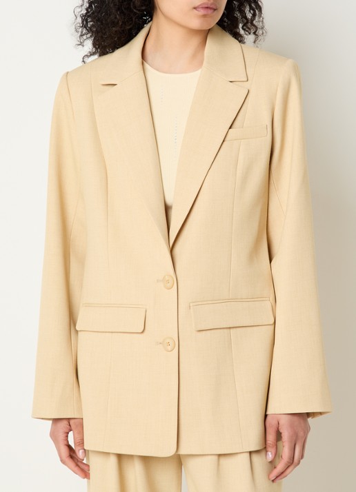 Gestuz GZstacy blazer met schoudervulling en klepzakken
