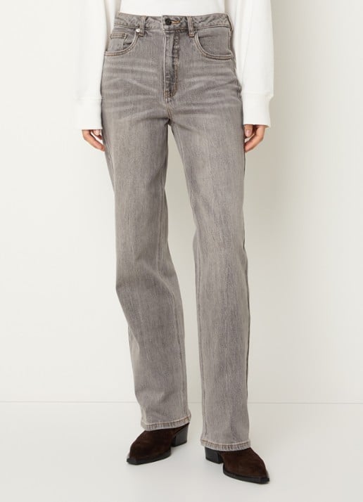 Gestuz Jade high waist straight fit jeans met gekleurde wassing