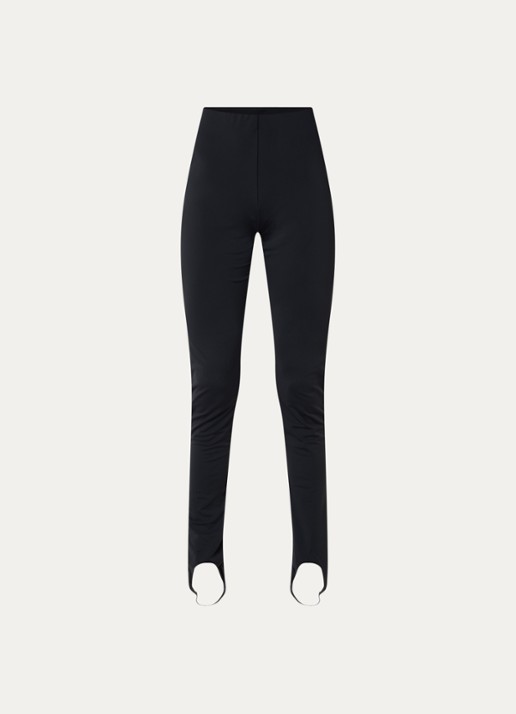 Gestuz Lyrose high waist slim fit legging  - voorkant 2 zwart