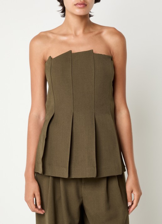 Gestuz Stacy top met plooidetail