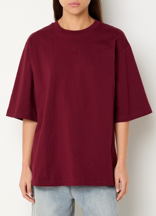 Gestuz Timune T-shirt met logoborduring