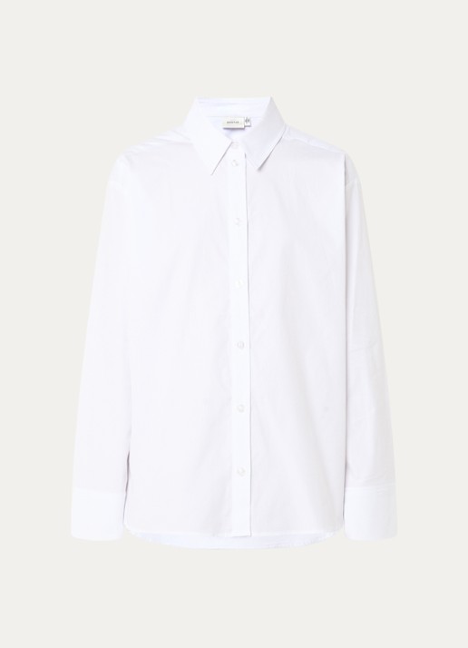 Gestuz York blouse met kraag - voorkant 3 wit