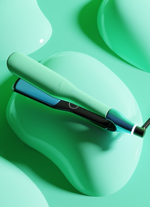 ghd Chronos Max Stijltang  - voorkant 2 lichtgroen