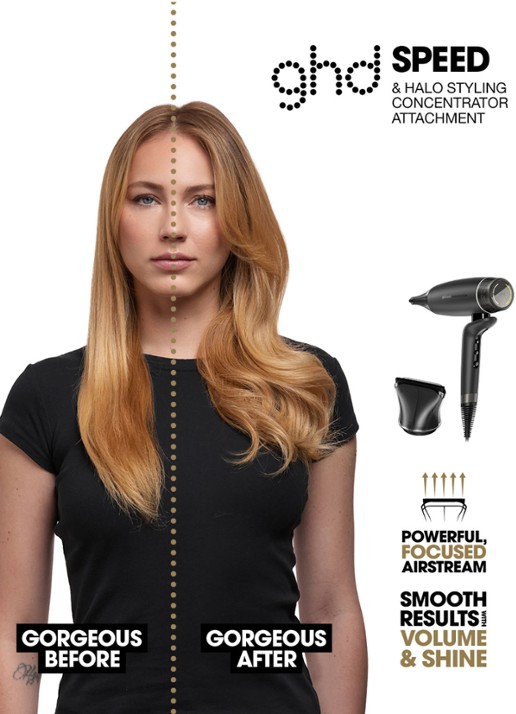 ghd ghd Styling Concentrator voor ghd Speed hair dryer - opzetstuk - achterkant zwart