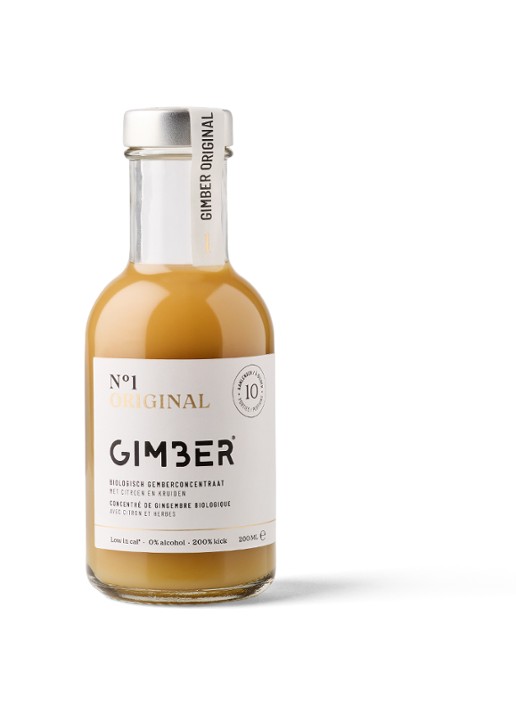 GIMBER Gember N°1 concentraat alcoholvrij 200 ml - voorkant undefined