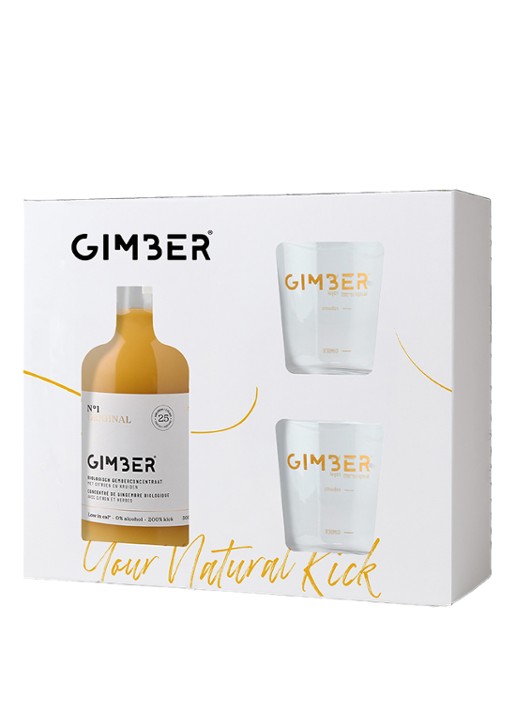 GIMBER N°1 Original gember concentraat in giftbox 500 ml - voorkant undefined
