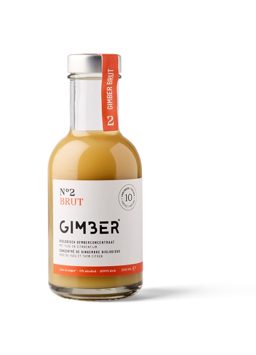 GIMBER N°2 Brut  gember concentraat 200 ml - voorkant undefined