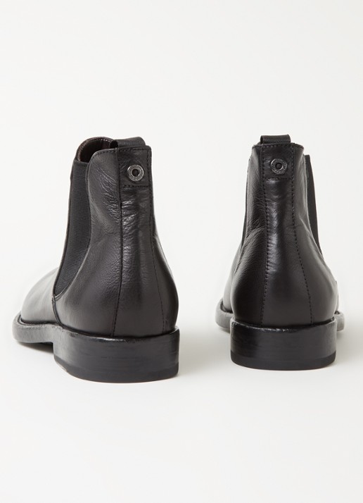 Giorgio Chelsea boot van leer - detail 2 zwart